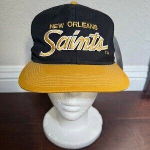 Vintage New Orleans Saints Snapback Authentic Sports Specialties The Twill